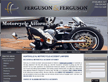 Tablet Screenshot of alabamamotorcyclelawyers.com